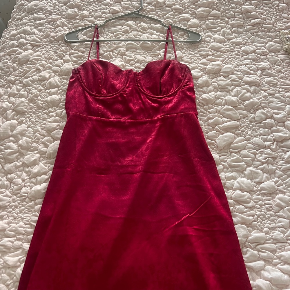 Princess Polly red slip dress
